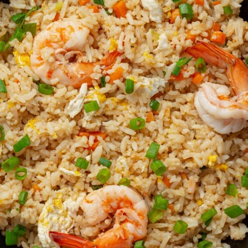 Deluxe Rice with Shrimp.