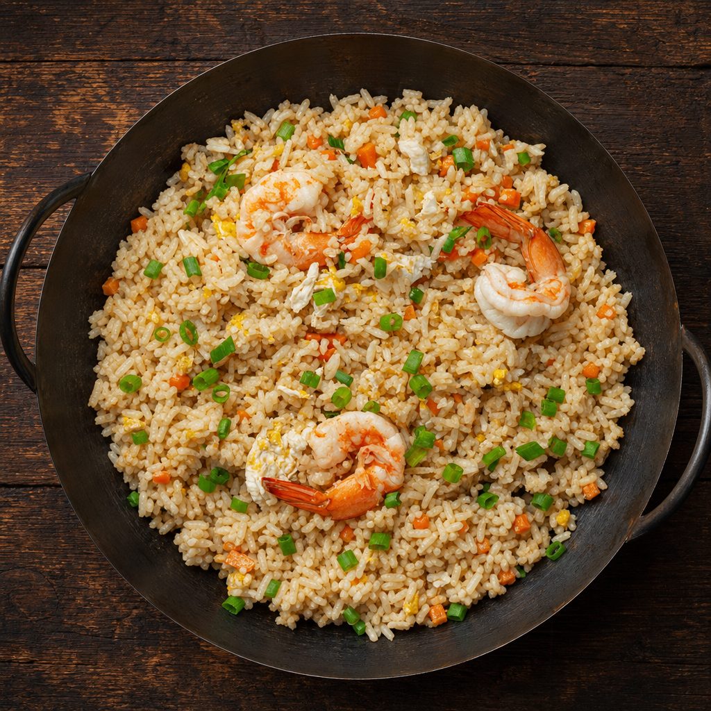 Deluxe Rice with Shrimp.