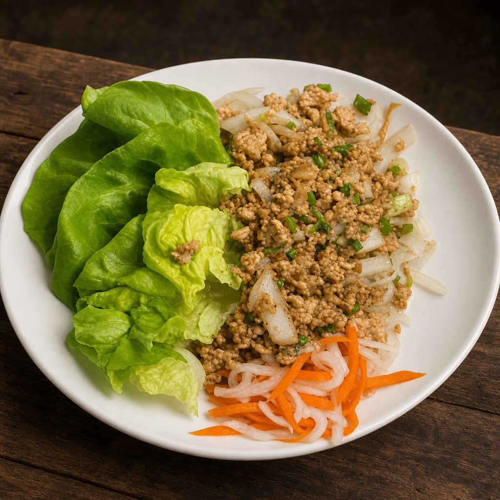 Lettuce Chicken Wrap.