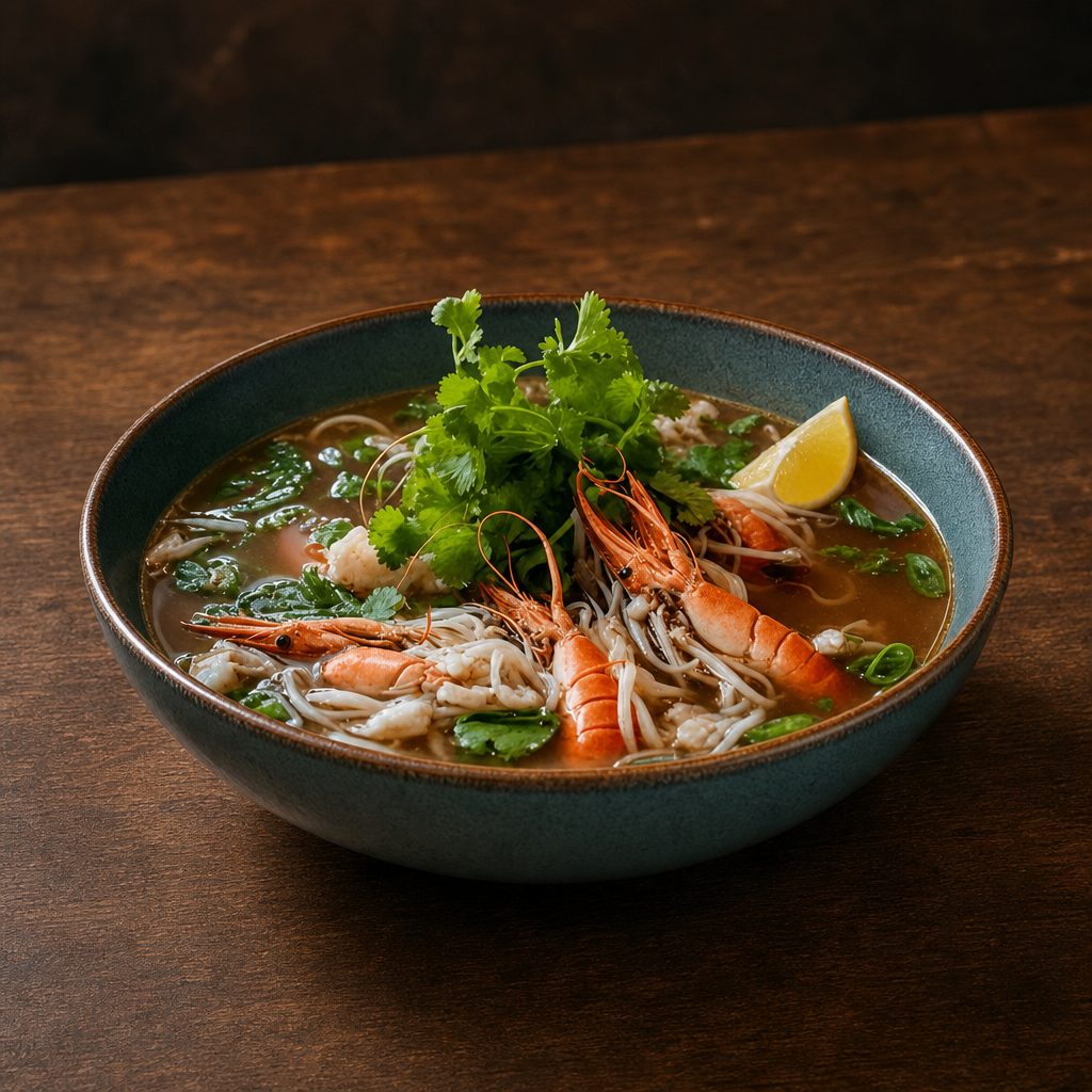 Pho with Seafood.