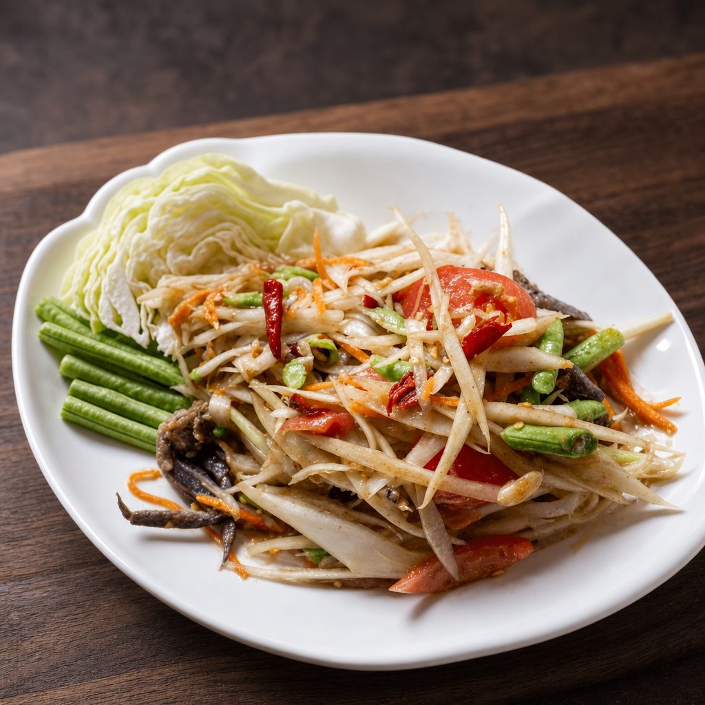 Shrimp Papaya Salad.