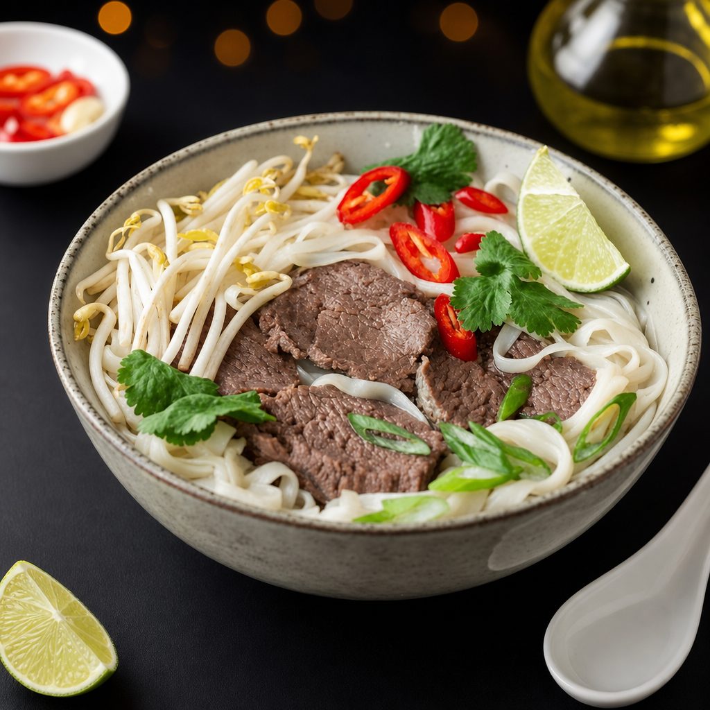 Pho with Choice of Beef Cuts.