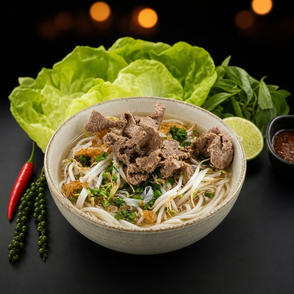 Pho with Grilled.