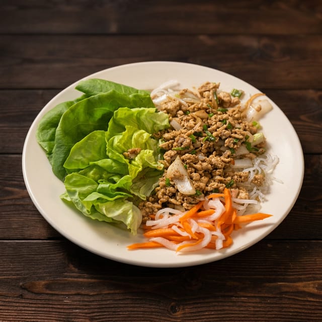 Lettuce Chicken Wrap.