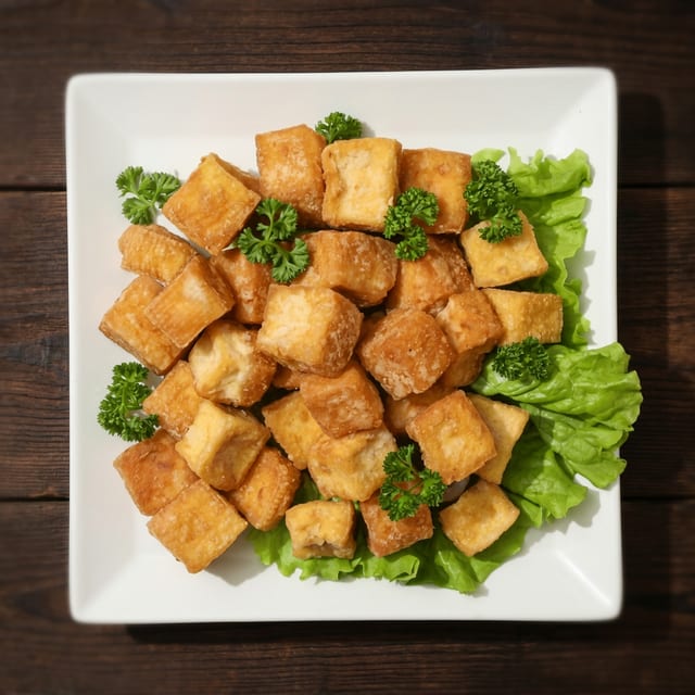 Crispy Golden Tofu.