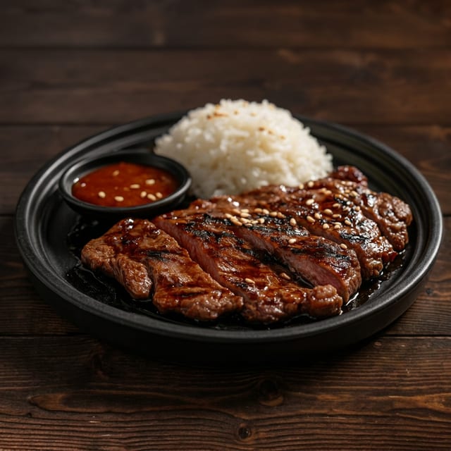 Rice Platter with Grilled.