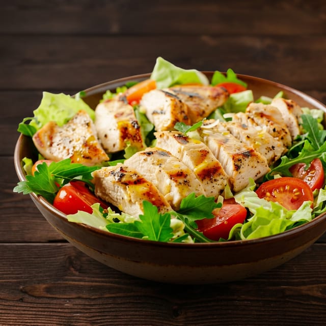 Grilled Chicken Salad.