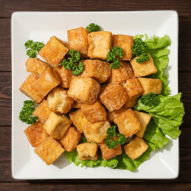 Crispy Golden Tofu.