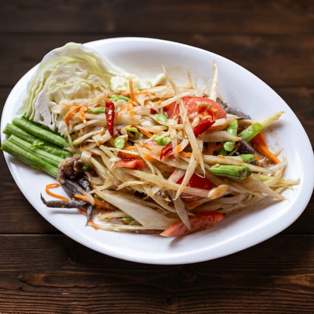 Shrimp Papaya Salad.