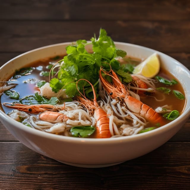Pho with Seafood.