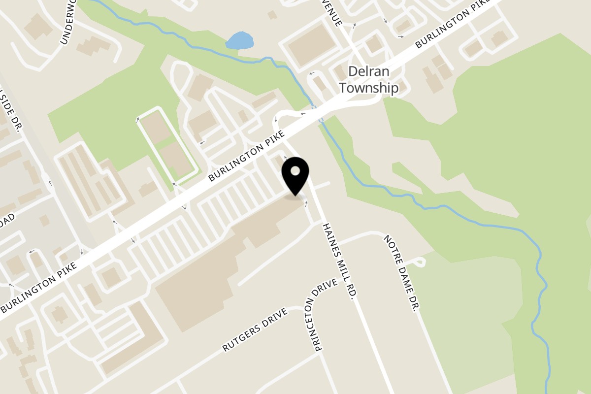 Map showing the location of Anise Viet Cuisine Delran on 4004 Burlington Pk in Delran